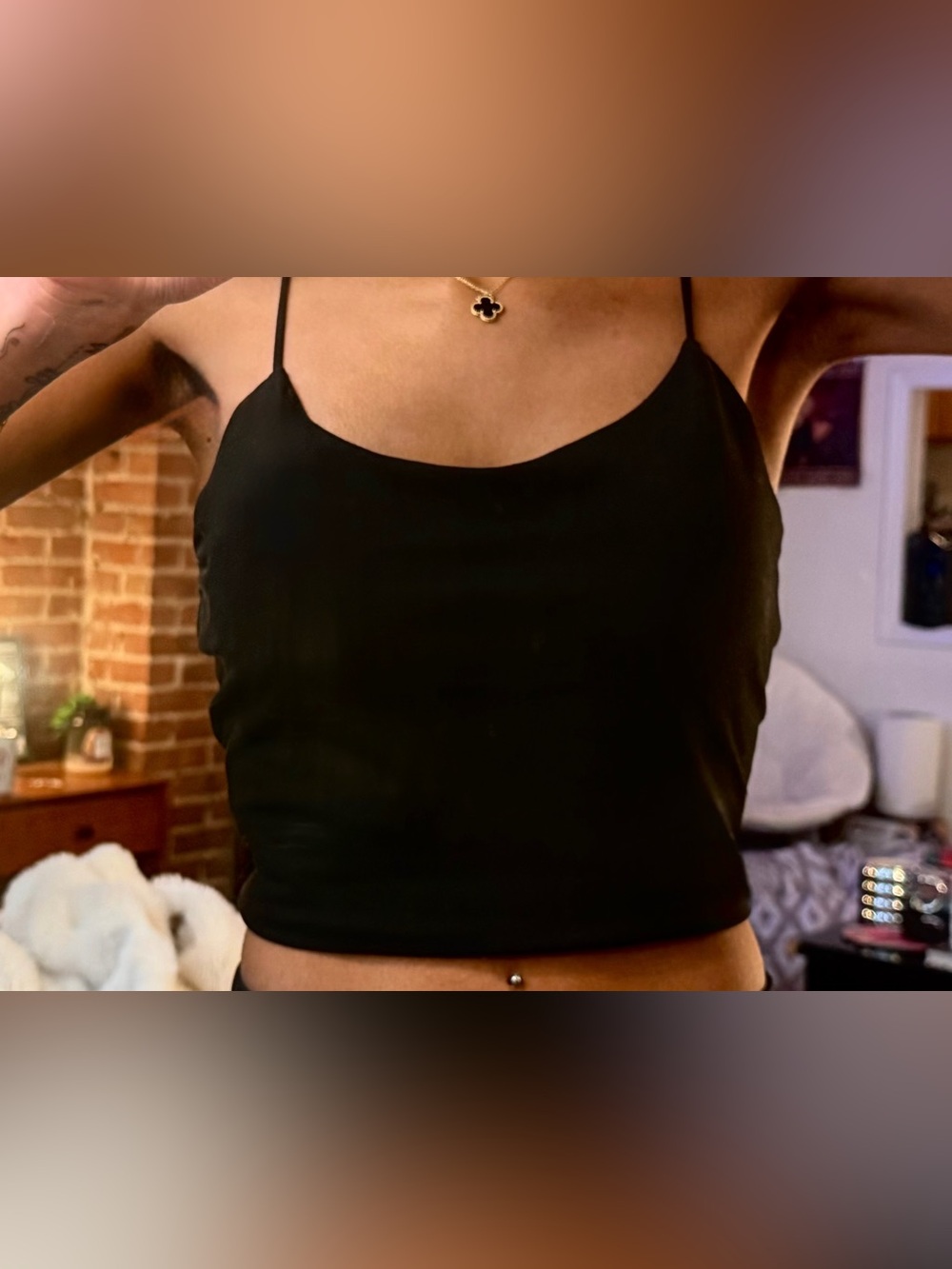 Cowl Strappt Back Top
